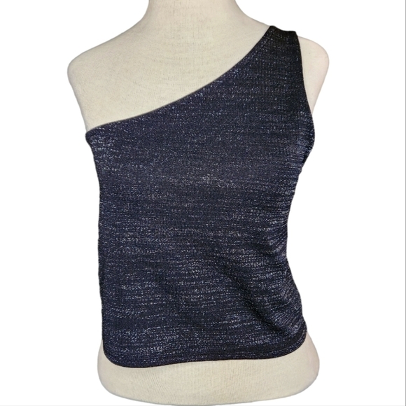 American Eagle Outfitters One Shoulder Crop Top - Picture 1 of 5